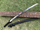 Handmade Japanese Samurai Katana Sword Damascus Folded Steel Sharp Full Tang  