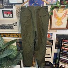 Korean War Long Medium Green M-1951 Army Trouser Wool Og-108 34x33 Adjustable Us