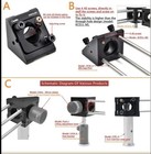 Kcd1l-m1 4-40 Thread 30mm Cage Type 90-degree Right Angle Bracket