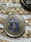 Mason Pocket Coin Token 1 Unused Police Knights Templar Bush President Lot 10