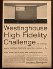 1958 Time Magazine Ad - Tca Trans-canada Air Lines   Westinghouse High Fidelity