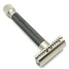 Parker Variant Adjustable Safety Razor New Open Comb   5 De Blades - Graphite