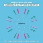 Stainless Steel Tongue Scraper Cleaner Freshens Breath Oral Hygiene Metal Comfor