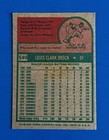 1975 Topps Lou Brock Cardinals Vintage Baseball Card  540  High Grade