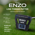 Rife Golf Enzo Low Torque 38   3  Mens Club Center Shaft Putter Rg 16 Grip