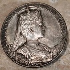 King Edward Vii 1902 August 9th British Coronation Medal Silver Stunning Queen 