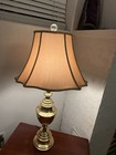 Vintage Stiffel Solid Brass Table Lamp With Trophy Urn And Silhouette Base 31   