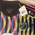 Adidas Mls Soccer Jersey Xl Black pink blue green Aeroready Official