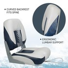Ergoseat Elite Folding Boat Seat Back Boat Seating Fold-down Fishing Boat Seat