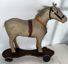 Antique German Horse Pull Toy - Working Victorian Toy