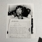 Mick Jagger Rolling Stones Drug Bust Press Conference Orig 1967 7x9 Photo