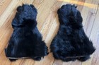Vintage Bear Skin Fur Gauntlet  Gloves Antique Handmade  See Measurements Below