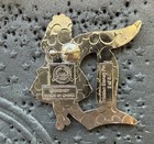 Disney Hidden Mickey Alice In Wonderland Single Pin Yellow Letter D