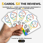 Google Review Tap Cards 5 Pack All Phones Compatible Nfc Qr Boost Business