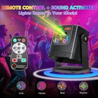 Mini Disco Ball Party Lights - Remote Sound Activated Dj Strobe Stage Light    