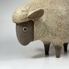 Mix Material Sheep Figurine Folk Art Cottagecore Farmhouse