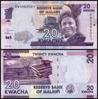 Malawi 20 Kwacha  2019  P-63e  Unc X 100 Pcs Bundle Pack