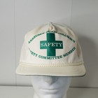 Vtg Anheuser Busch Safety Full Columbus Ohio Strapback Hat Beer Baseball Cap Usa
