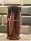 Antique Vintage Industrial Spool Spindle Bobbin  6  W  Factory Thread Holder