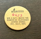 Apple Festival  columbus Indiana 1975  -- Promotional Wooden Nickel