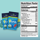 Sweetleaf Organic Stevia Powder Packets - Zero Calorie Sweetener With Stevia Lea