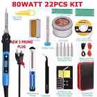 80w Electric Soldering Iron Welding Gun Tool Kit Solder Wire Desoldering Pumps