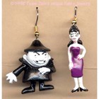 Retro Vintage Boris Natasha Funky Earrings Rocky Bullwinkle Cartoon Spy Jewelry