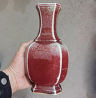 Rare Chinese Collectable Art Hand Monochrome Glaze Porcelain Vase