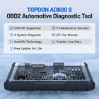    2026 Topdon Ad600s Obd2 Scanner Engine Abs Srs Sas At Tpms Epb Diagnostic Tool