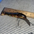 Rare Bud Stewart Double Jointed With Wood Tail Muskie Vintage Fishing Lure
