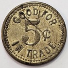Cumberland Washington Trade Token  Krznarich rajkovich  Good For 5   In Trade