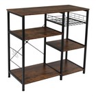 3-tier Baker s Rack Utility Microwave Oven Stand Storage Cart Workstation Shelf