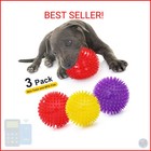 Vitever 3 Colors 4 5    Heavy Duty Squeaky Dog Toy Balls For Medium Large Dogs  Do