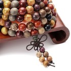 108 Sandalwood Bead Bracelet Necklace Buddhist Mala Prayer 8mm Unisex