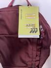 All In Motion Burgundy Wine Backpack Travel Bag Shoulder Strap Laptop 15    Sleeve