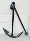 Antique Cast Iron Ship Boat Anchor Maritime Nautical Sea Ocean Vintage Big Heavy