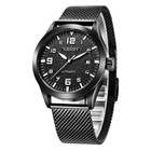 Oubaoer Mens Watches Automatic Mechanical Watch Men Stainless Steel Mesh Belt Wr