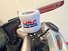 2x New White Clutch Brake Reservoir Hrc Racing Sock Cover For Honda - Us Seller