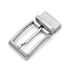New Reversible Belt Buckle Replacement  Pin Buckle Rectangular Silver Us