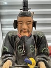 Lot Of 2 Japanese Hollow Carved   Lacquered Wood Shogun  Edo Period 19th Century