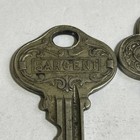 Vintage Old Antique Ornate Sargent Lock Padlock Door Key Lot Of 3