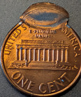 1996  p  Lincoln Memorial Cent - Double Struck Mint Error - Gem Red Uncirculated