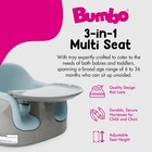 Bumbo Toddler 3-in-1 Booster High Chair And Tray  Breige desert Mirage  2 Pack