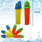 6pcs Jellyfish Dive Toys     Cute Expression Pool   Bath Toys For All Ages - New