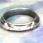 Rare Moroccan Berber Silver Cuff Bracelet - Antique Handcrafted Tuareg Design 