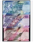 Kenya Set 3 Pcs 50 100 200 Shillings 2019 P 52 53 54 Unc New Banknote