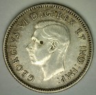 1948 Canada 10 Cents Silver Very Fine Dime Circulated Coin Canadian 10c
