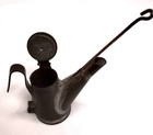 Antique Miners Tin Teapot Oil Lamp