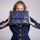 Square Pyramid Rivet  100pcs  - 10mm Pyramid Stud For Leather Craft -  rose Red 