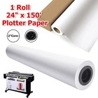 Cad Plotter Paper 24 x150  80gsm 20  Bond   No Jam For Inkjet Printers Blueprint